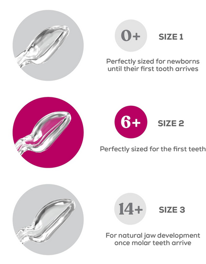 DENTISTAR πιπίλα σιλικόνης 3 τεμάχια 14 μηνών+