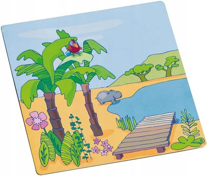 HABA Magnetisches Anziehspiel Lilli 4 Hintergründe 54 Magnete