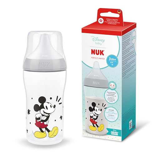 Biberon anti-colici NUK Perfect Match 260 ml 3m+ Mickey Mouse