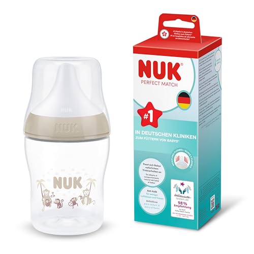 NUK Perfect Match Anti-Kolik-Flasche 150 ml ab 0 Mon. Affe