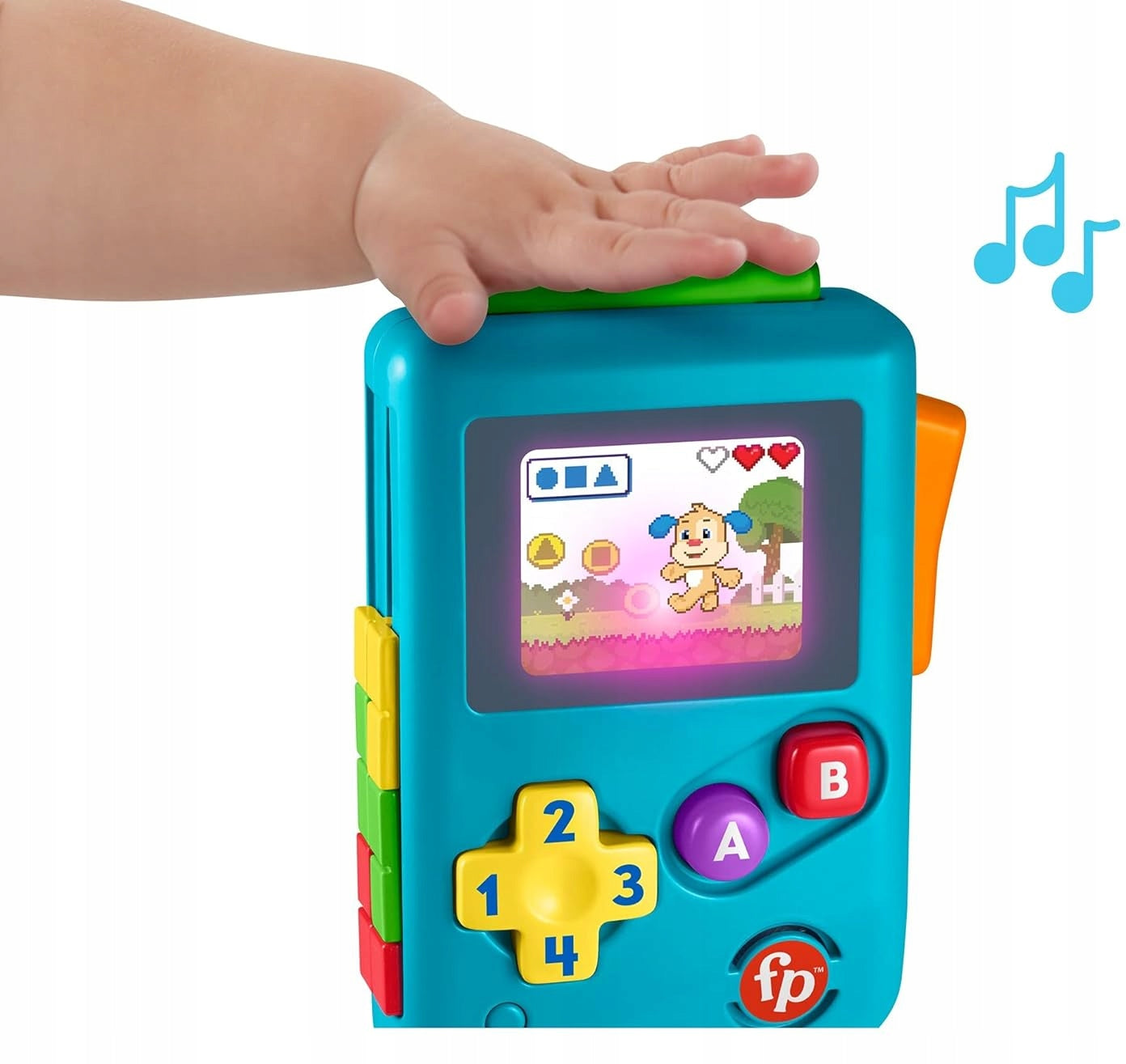 FISHER-PRICE Lil Gamer consolă retro interactivă ÎN LIMBA GERMANĂ
