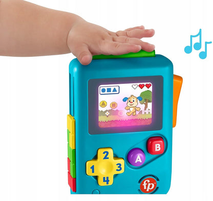 FISHER-PRICE Lil Gamer consolă retro interactivă ÎN LIMBA GERMANĂ