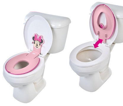 BRIGHT STARTS Flip & Sit Toilettensitzauflage ab 18 Monaten, 23 kg, DISNEY MINNIE