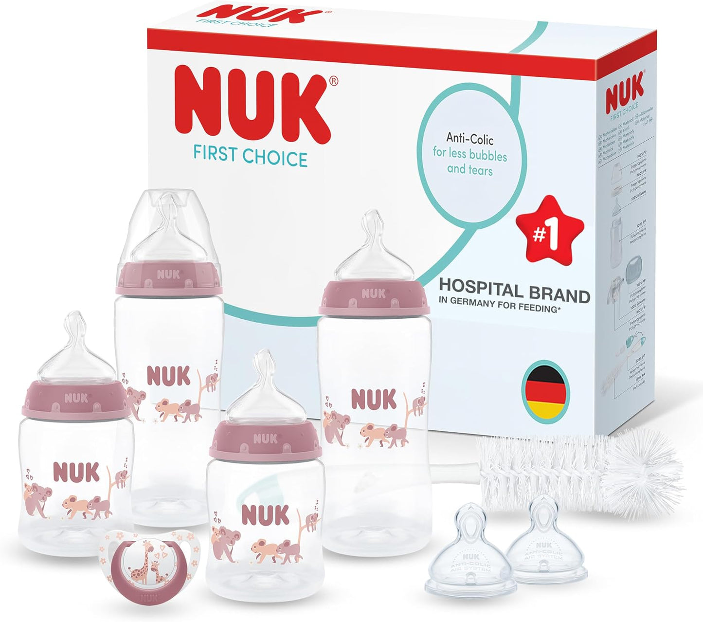 NUK First Choice Perfect Start Flaschenset 0-6m 8-teilig