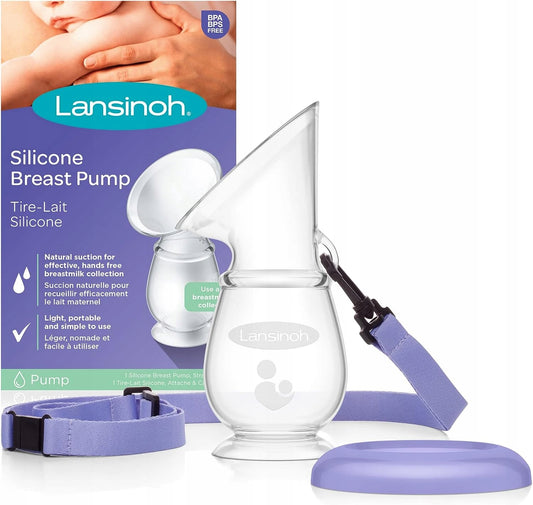 LANSINOH colector de silicona para leche materna