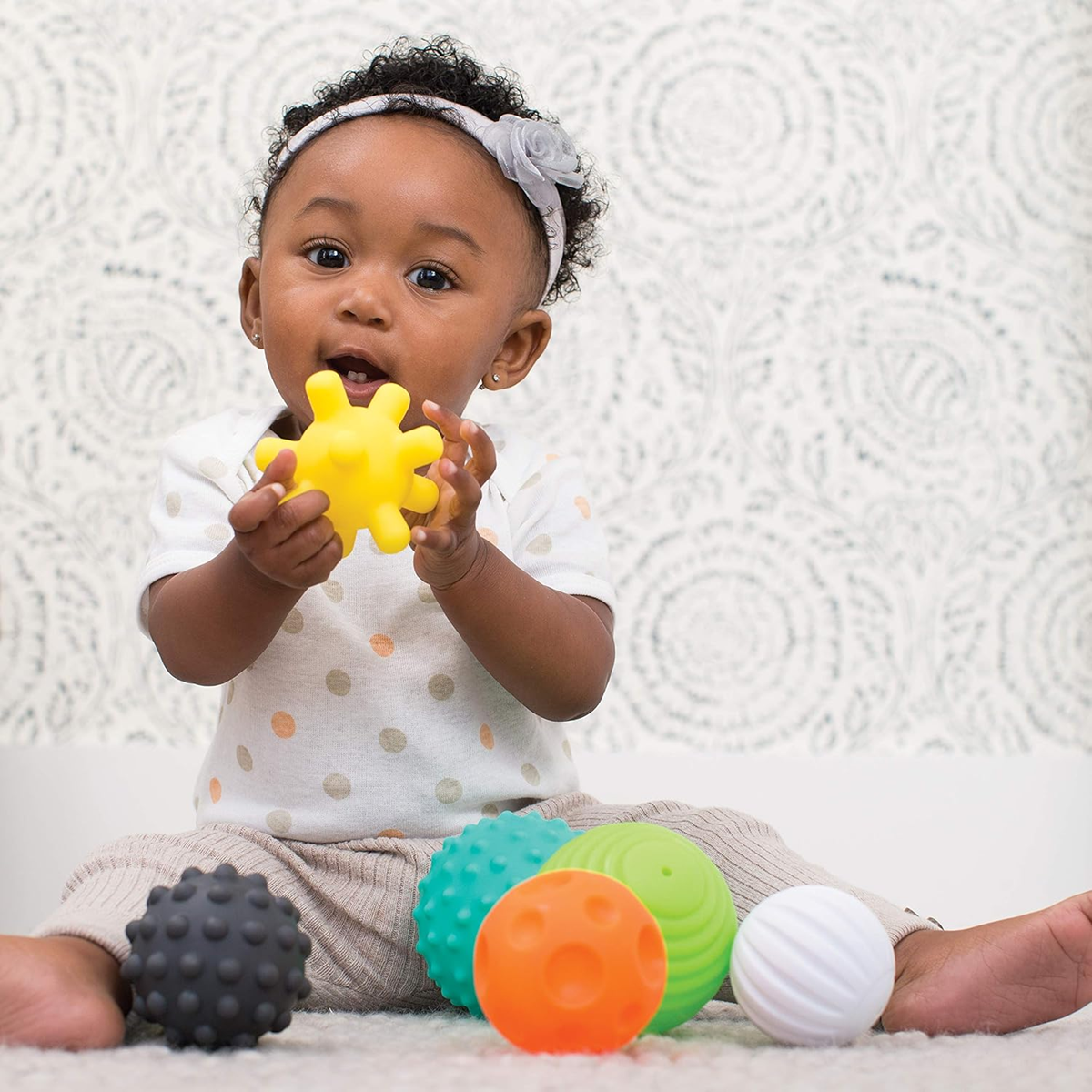 INFANTINO Senso Balls, Blocks & Buddies παιχνίδια σιλικόνης 20 τεμάχια