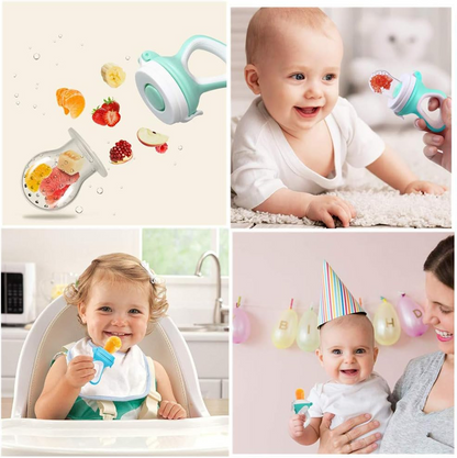 TINABLESS podajnik smoczek do owoców 3-12 m 1 sztuka 3 ustniki