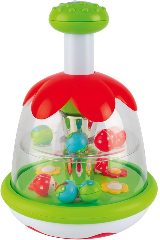 CHICCO Rainbow Spinner σβούρα με θέμα λιβάδι 16 x 22 εκ. 6 μηνών+