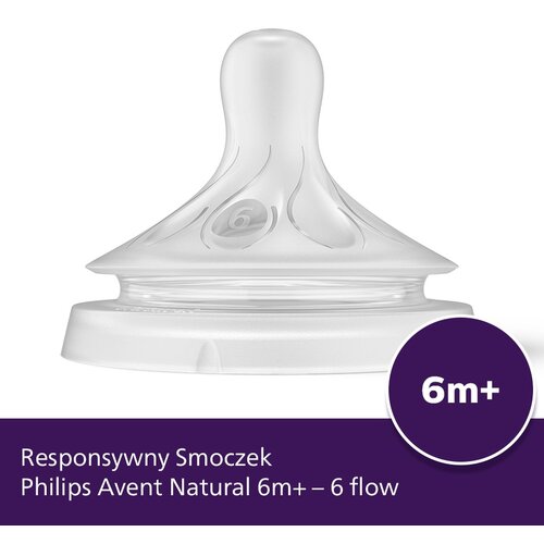 Philips Avent Natural Response bottle teat flow 6