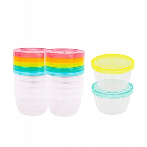 Badabulle Badabowls pojemniki 250 ml ustawione jeden w drugim