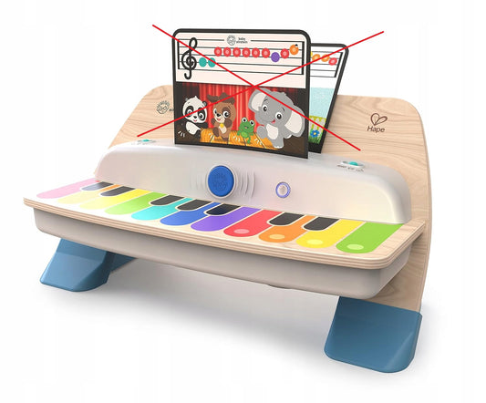 HAPE BABY EINSTEIN pianoforte in legno touch senza schede musicali