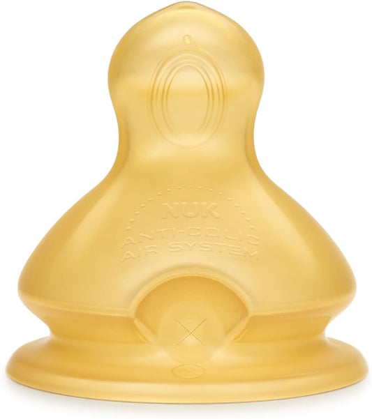 NUK First Choice+ θηλές μπιμπερό x2 M 0-6 μηνών LATEX