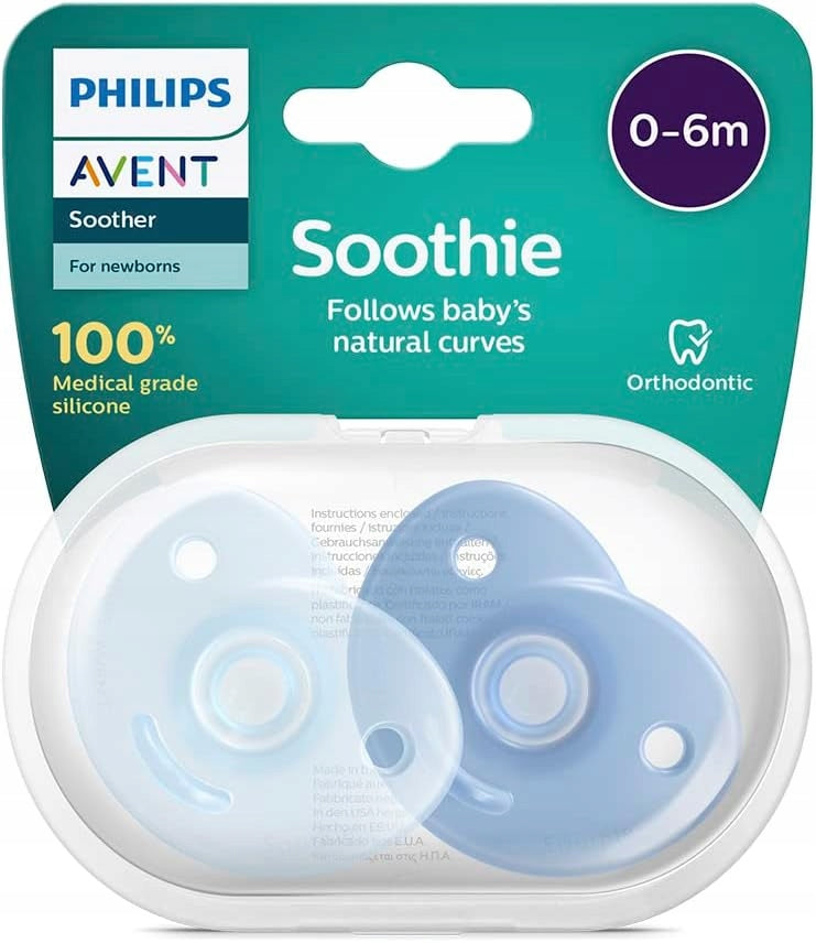 PHILIPS AVENT Soothie smoczki x 2 0-6msc