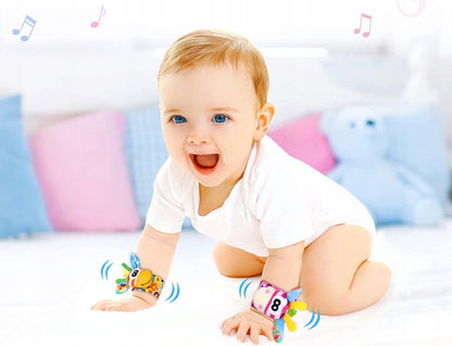 RXYYOS Sozzy wristbands and socks with rattles × 4