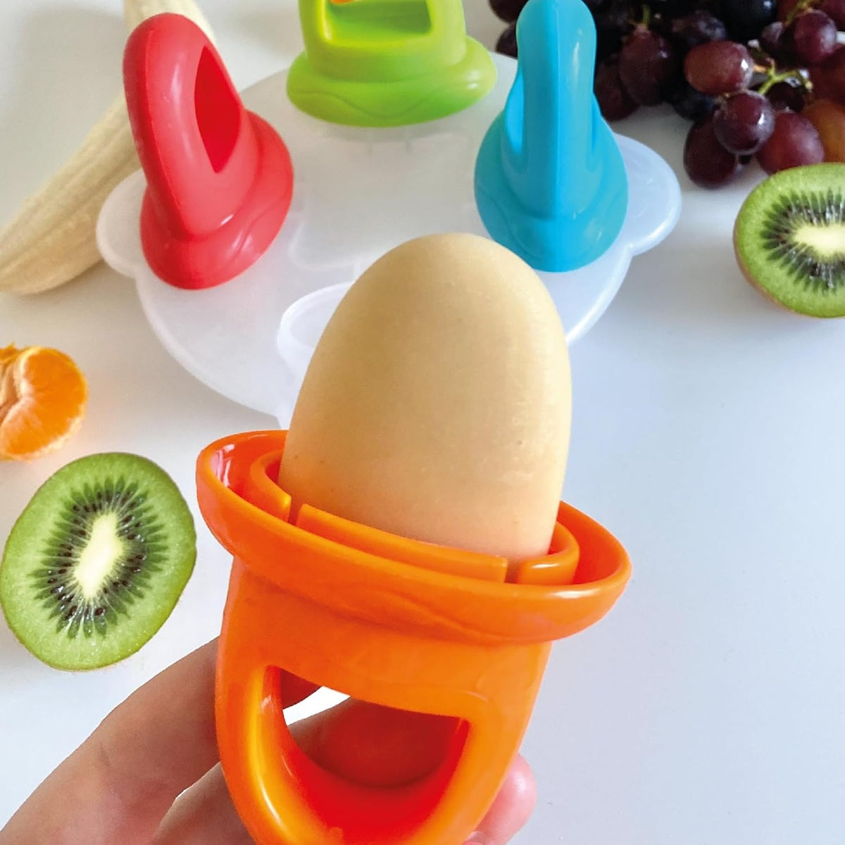 NUBY forma do lodów w kształcie smoczka 4 sztuki + taca do zamrażania