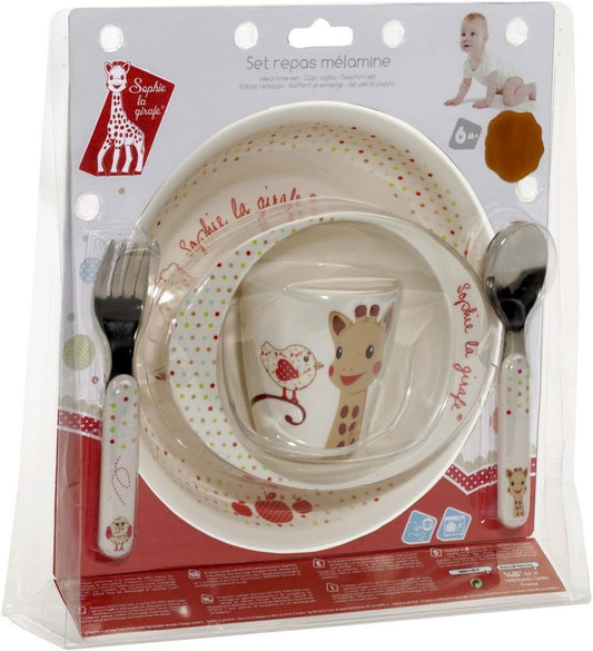 JIRAFA SOPHIE set de vajilla 5 piezas