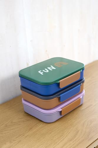 LÄSSIG Little Gang Smile lunchbox για κολατσιό με διαμερίσματα bento