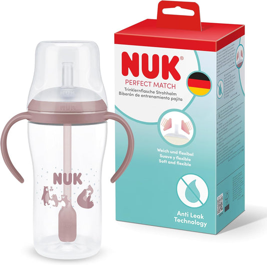 NUK Perfect Match beker met rietje 260 ml 8m+