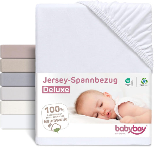 BABYBAY cearșaf cu elastic pentru Original 81x42 cm x2