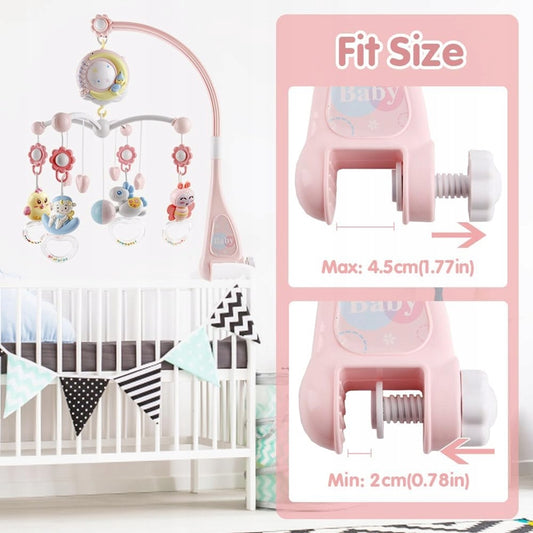 MINI TUDOU carrousel met projector en 150 slaapliedjes + afstandsbediening ENGLISH