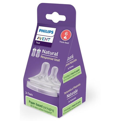 Philips Avent Natural Response bottle teat flow 6
