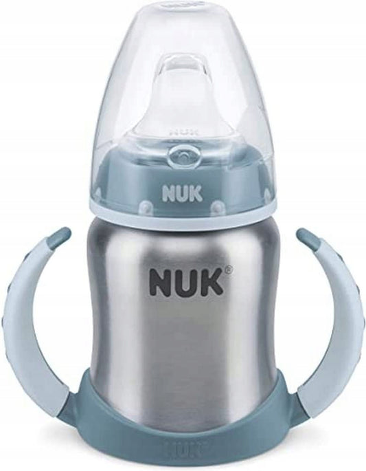 NUK First Choice stalen antilekbeker 125 ml 6 m+