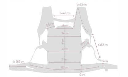 MOMI COLLETE nosidełko ergonomiczne od 3msc do20kg