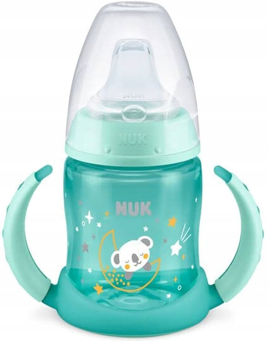 NUK Learner Cup BEKER 150 ml met temperatuurindicator GLOEIT IN HET DONKER
