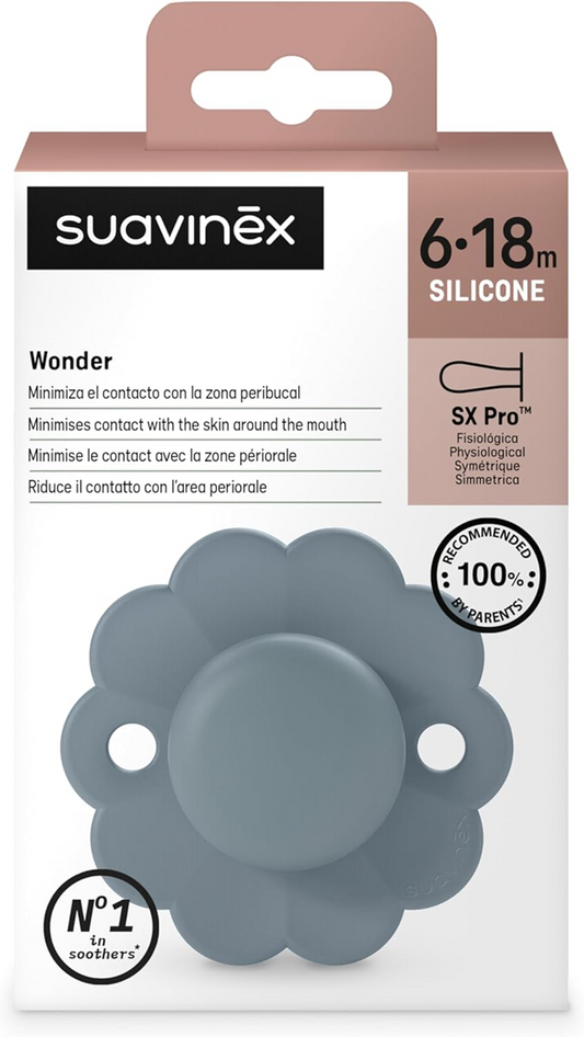 SUAVINEX Wonder nyugtató cumi 6–18 hónap szilikon SX PRO
