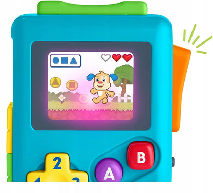 FISHER-PRICE Lil Gamer consolă retro interactivă ÎN LIMBA GERMANĂ