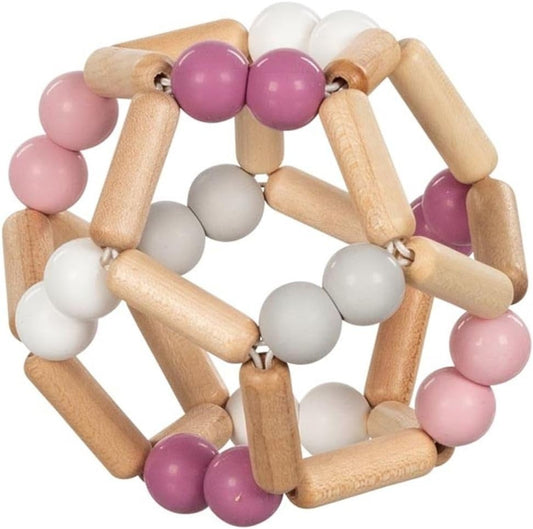 GOKI Baby flexible wooden gripper ball 10 x 10 cm
