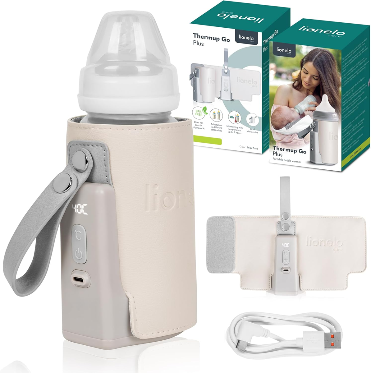 LIONELO Thermup GO PLUS podgrzewacz PODRÓŻNY