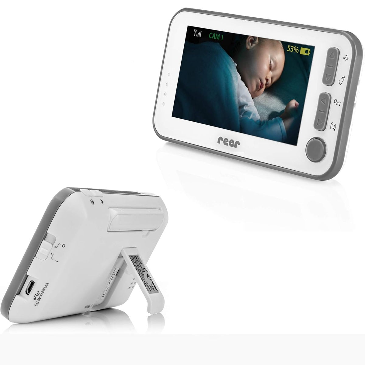 REER BabyCam L cyfrowa niania elektroniczna wideo 4,3" TFT FHSS