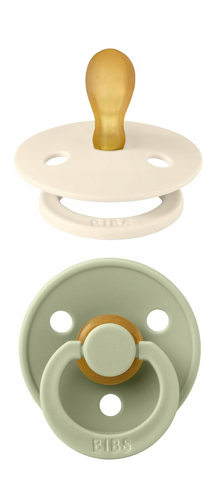 BIBS COLOUR πιπίλες 2τμχ καουτσούκ 6-18 μηνών ΣΥΜΜΕΤΡΙΚΕΣ