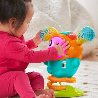 FISHER-PRICE διαδραστικός DJ HUPFI τραγούδι χορός 75 δραστηριότητες ΑΓΓΛΙΚΑ