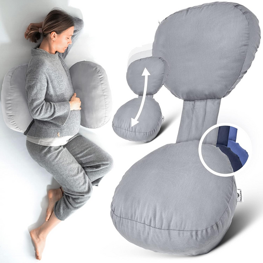BABYBEFUNmultifunctional pregnancy pillowcolour grey as in the first picturehypoallergenicnew, good condition