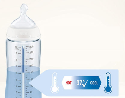 NUK First Choice+ BUTELKA 150 ml 0-6 m wskaźnik temperatury