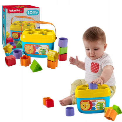 FISHER-PRICE sortator Primele cuburi 10 cuburi 6 luni+