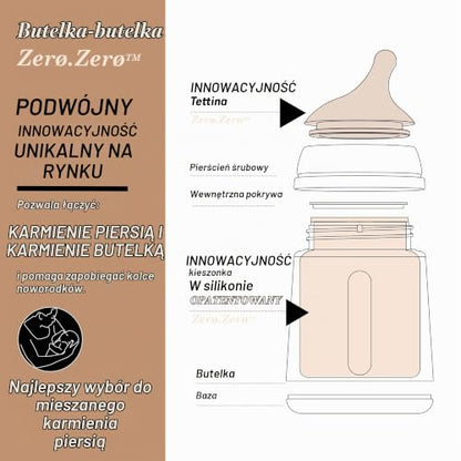 Suavinex Zero Zero anti-colic bottle 180 ml S Light