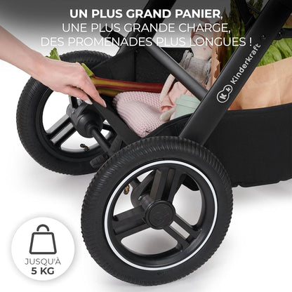 KINDERKRAFT B-TOUR 3 σε 1 πολυλειτουργικό καρότσι έως 22kg + κάθισμα MINK PRO