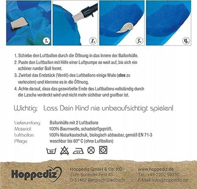 HOPPEDIZ pokrowiec na balon dla dzieci