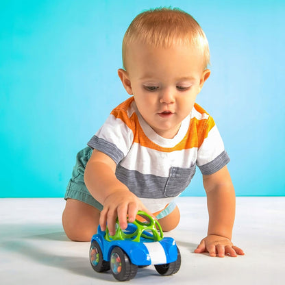 BRIGHT STARTS Oball Rattle & Roll jeżdżący samochód z grzechotką