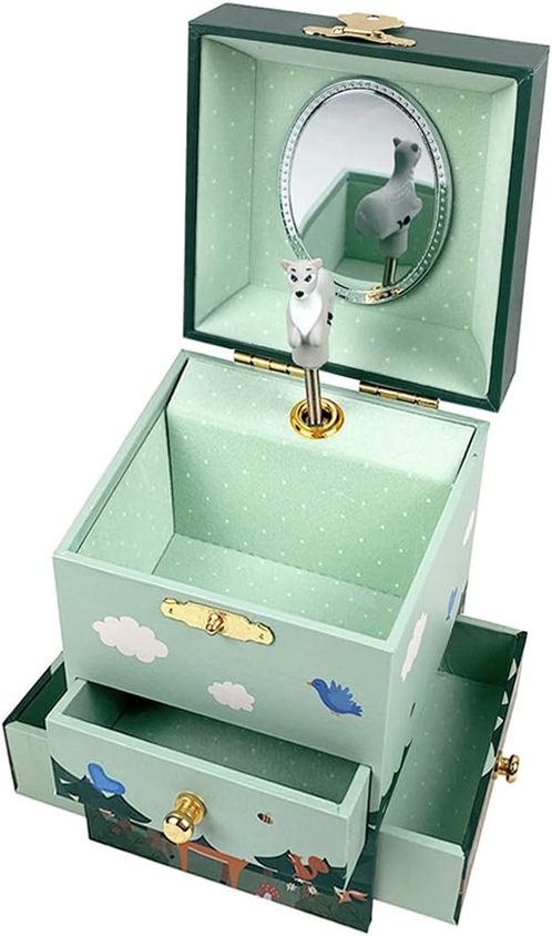 TROUSSELIER Deer winding music box