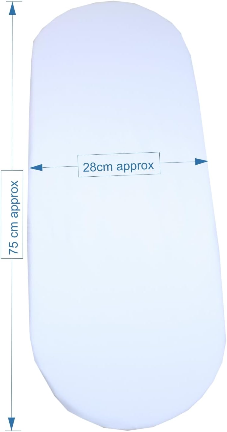 BABYPREM σεντόνι με λάστιχο για καλάθι Μωυσή 76x28 εκ. x2
