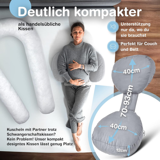 BABYBEFUNmultifunctional pregnancy pillowcolour grey as in the first picturehypoallergenicnew, good condition