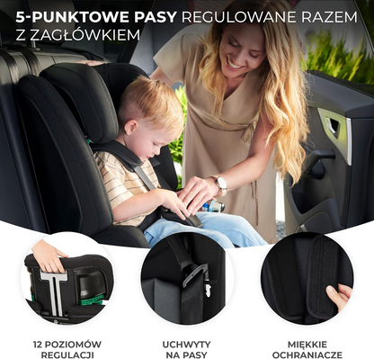 KINDERKRAFT SAFETY FIX 2 i-Size Κάθισμα Αυτοκινήτου 9–36 kg Ομάδα 1/2/3 ISOFIX
