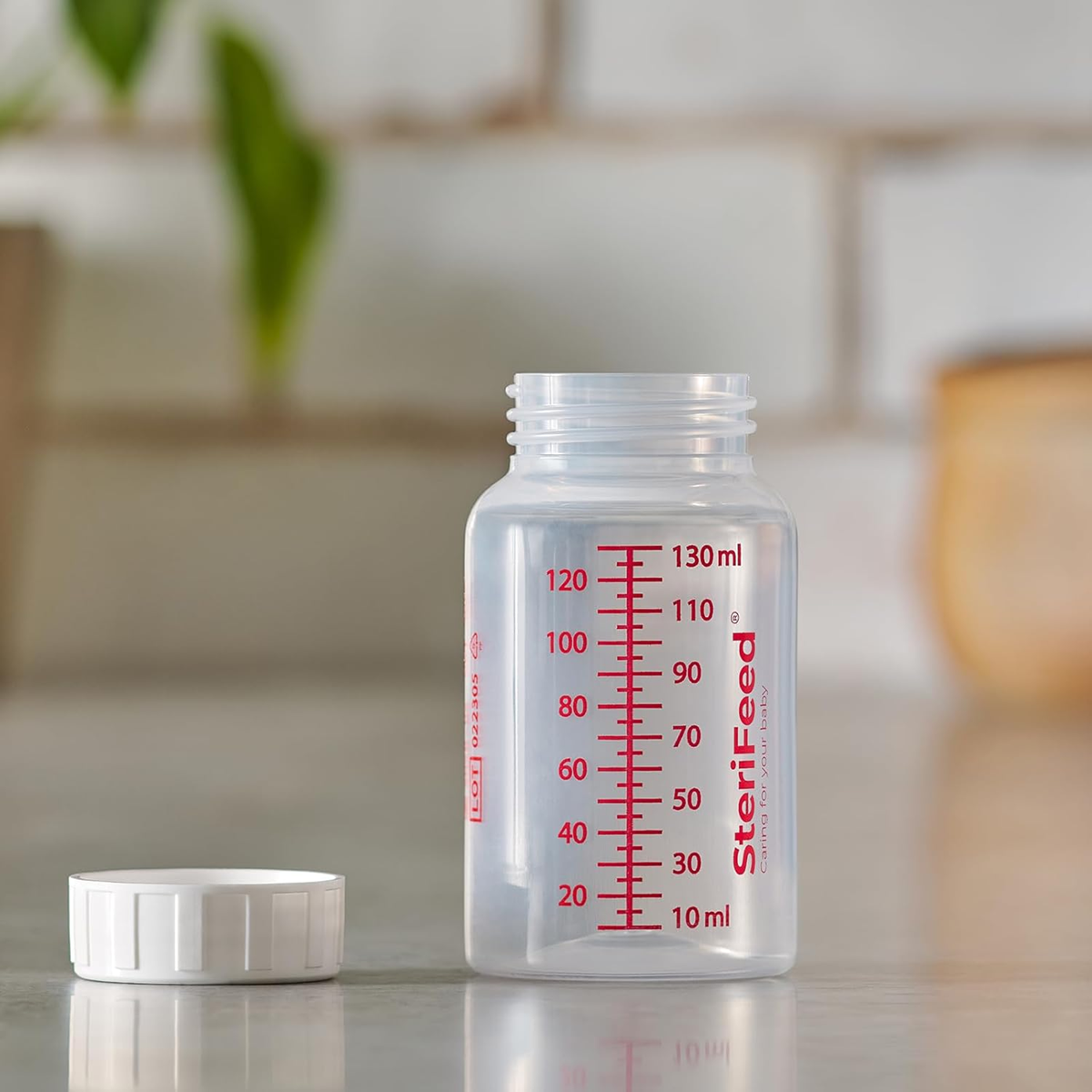 STERIFEED δοχείο για γάλα μπιμπερό 130 ml 1 τεμάχιο