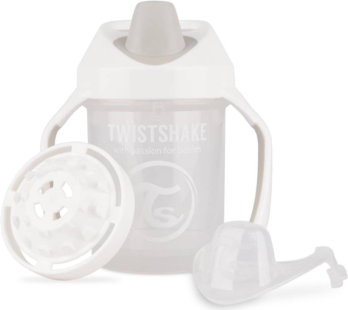 TWISTSHAKE Mini Cup kubek niekapek z ustnikiem i blenderem 230 ml 4 m+