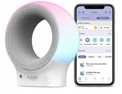 HUBBLE Eclipse babyphone enceinte Bluetooth application HUBBLE CLUB