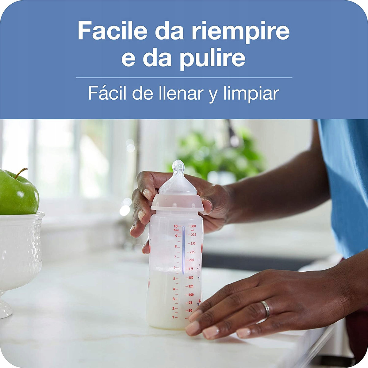 NUK σετ NO COLIC 4 μπουκάλια καλάθι ΕΛΕΓΧΟΣ ΘΕΡΜΟΚΡΑΣΙΑΣ